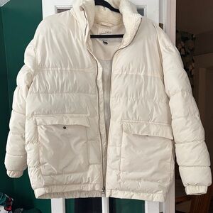 Cream Puffer Jacket